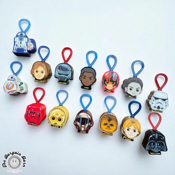 Star Wars Keychains 2019 McDonald’s Happy Meal Toys Disney Collectibles (14pc) - Picture 1 of 3